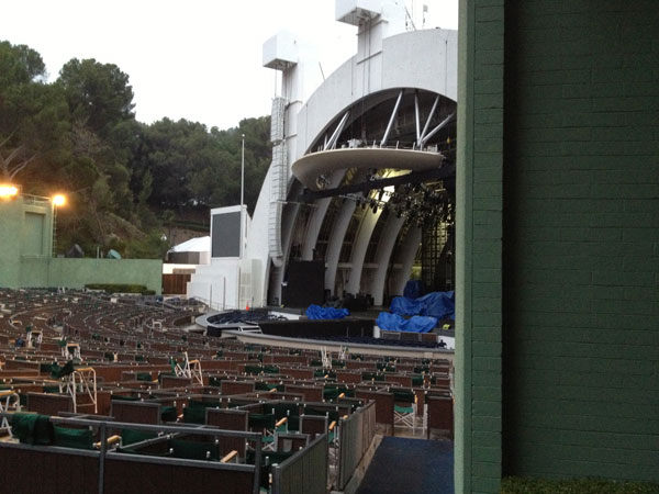 Hollywood Bowl Section D Row 1 Seat 40