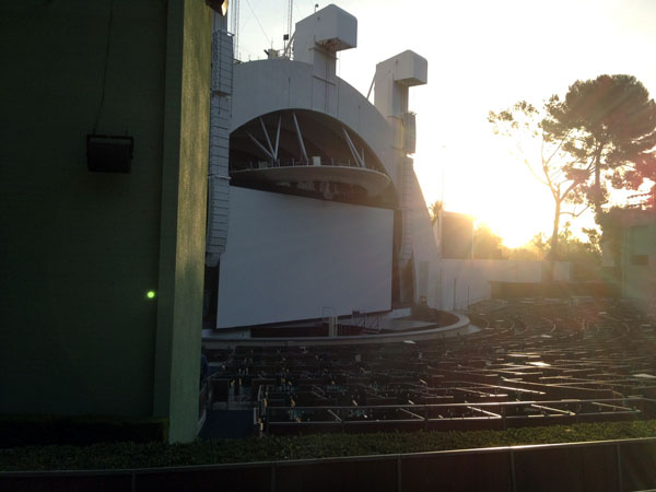 Hollywood Bowl Section E Row 7 seat 41