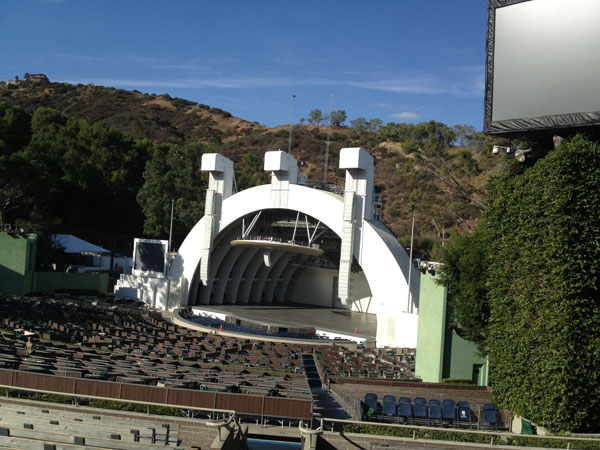 Hollywood Bowl Section F3 Row 15 Seat 2