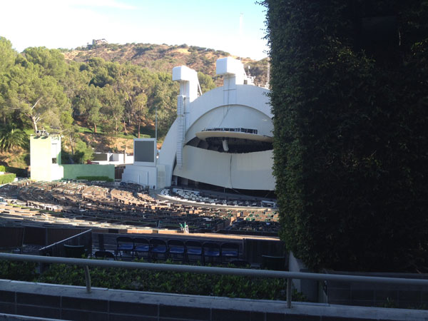 Hollywood Bowl Section F3 Row 4 Seats 26, 28 and 30