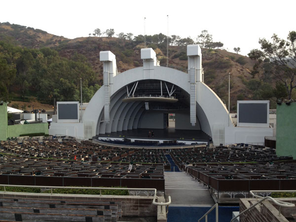 Hollywood Bowl Section G2 Row 11 seat 42