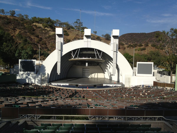 Hollywood Bowl Section H Row 11 Seat 109