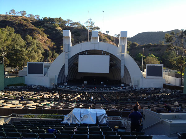 Hollywood Bowl Section H Row 14 seats 105 and 106
