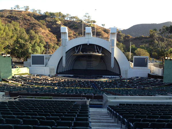 Hollywood Bowl Section H Row 20 Seat 101
