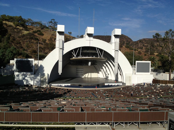 Hollywood Bowl Section J2 Row 6 Seat 5