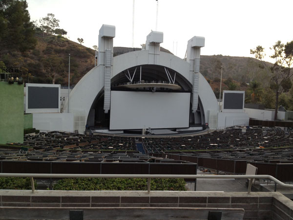 Hollywood Bowl Section K1 Row 5 seat 26