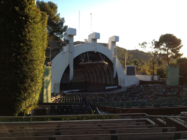 Hollywood Bowl Section K3 Row 10 Seat 17