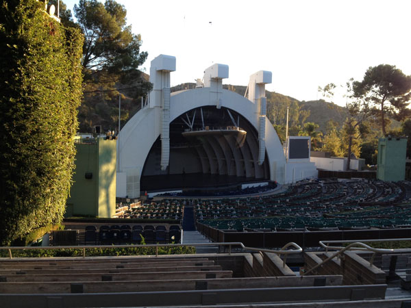Hollywood Bowl Section K3 Row 11 Seat 9