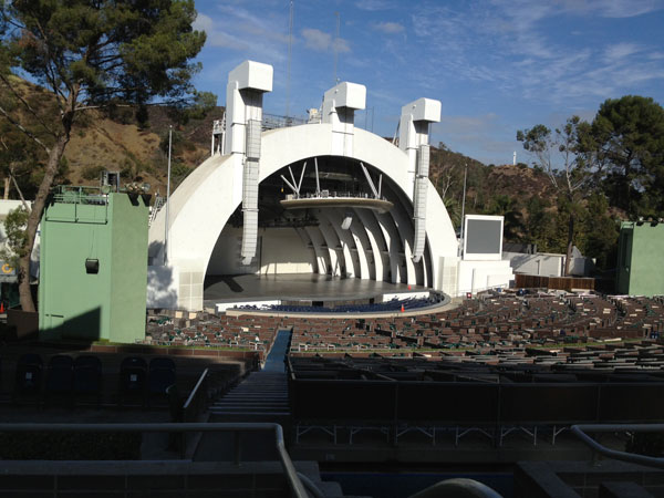 Hollywood Bowl Section K3 Row 5 Seat 1
