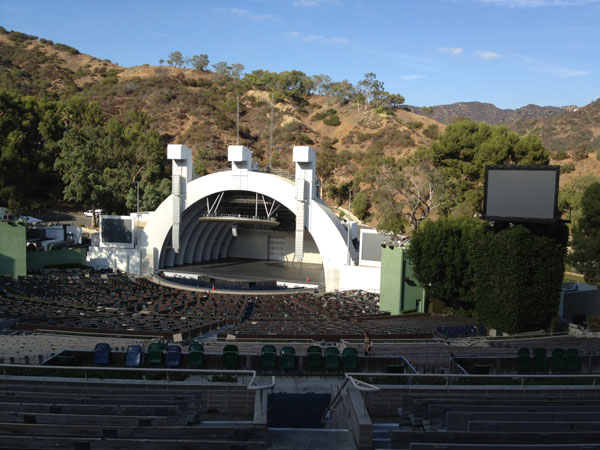 Hollywood Bowl Section L1 Row 14 Seat 1