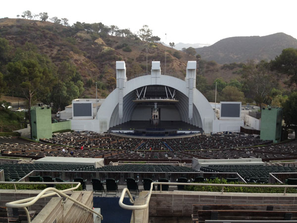 Hollywood Bowl Section M1 Row 9 seat 41