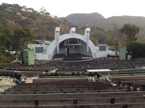 Hollywood Bowl Section N3 Row 20 seat 15
