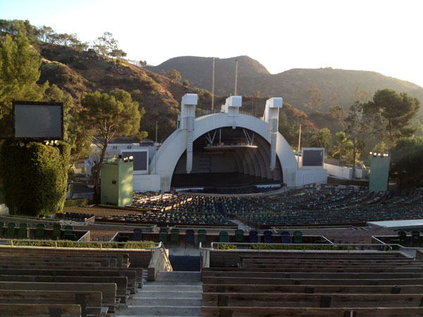 Hollywood Bowl Section P1 Row 17 seat 2