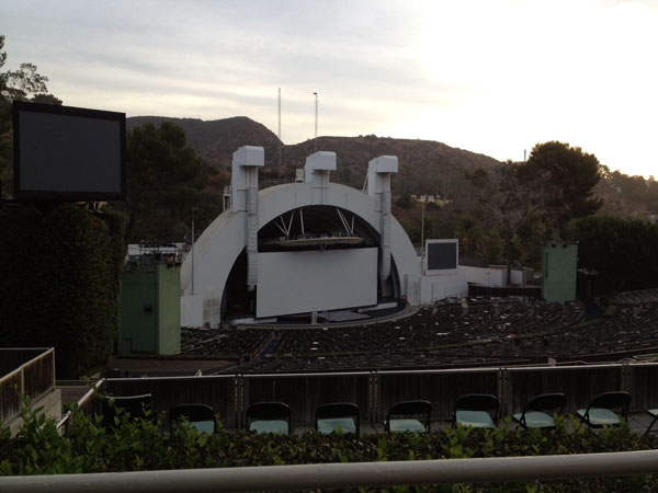 Hollywood Bowl Section P3 Row 2 seat 11