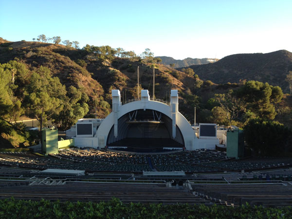 Hollywood Bowl Section R1 Row 2 Seat 25