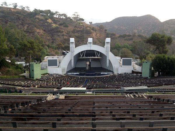 Hollywood Bowl Section T1 Row 1 seat 34