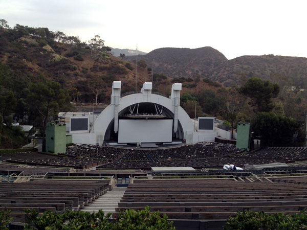 Hollywood Bowl Section T2 Row 3 seat 11