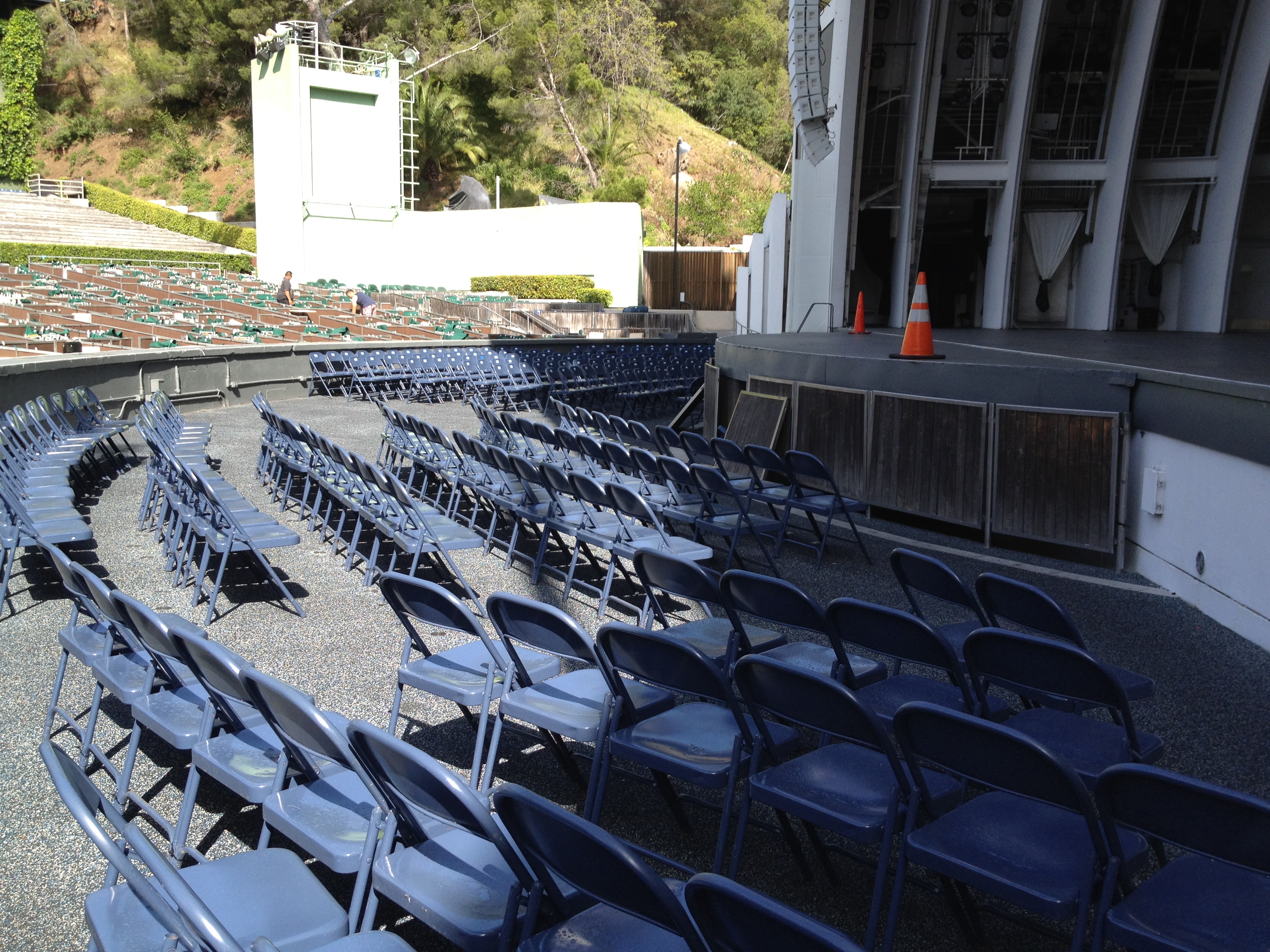 Pool section at the Hollywood Bowl