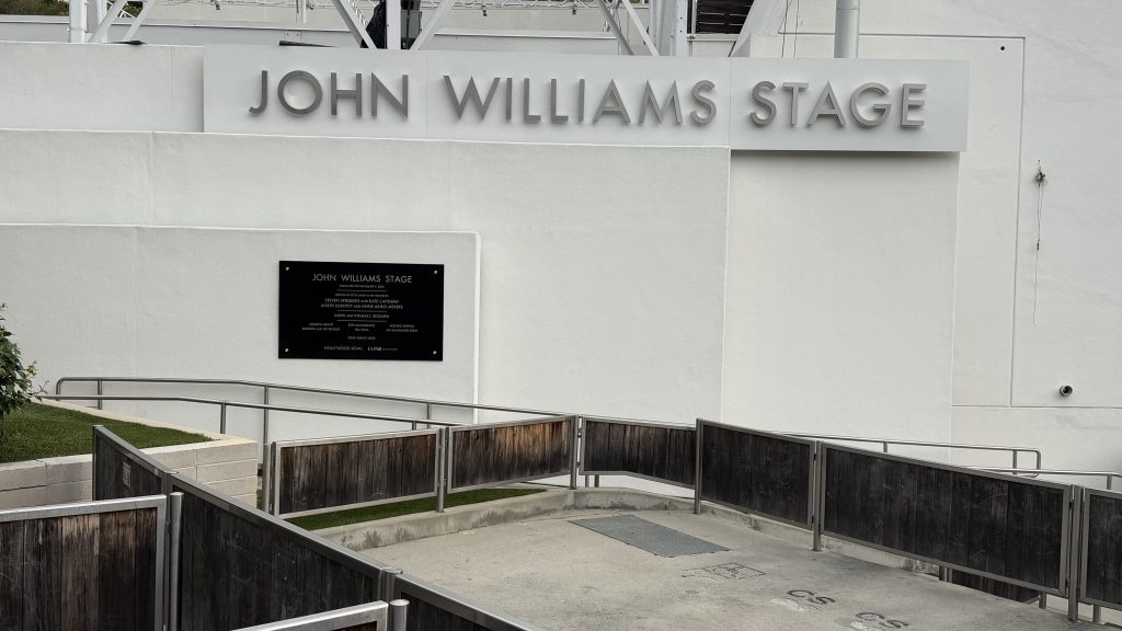 John Williams stage at The Hollywood Bowl