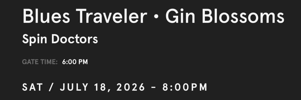 Hollywood Bowl Gate Times