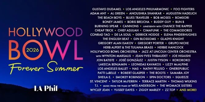Hollywood Bowl 2026 Season
