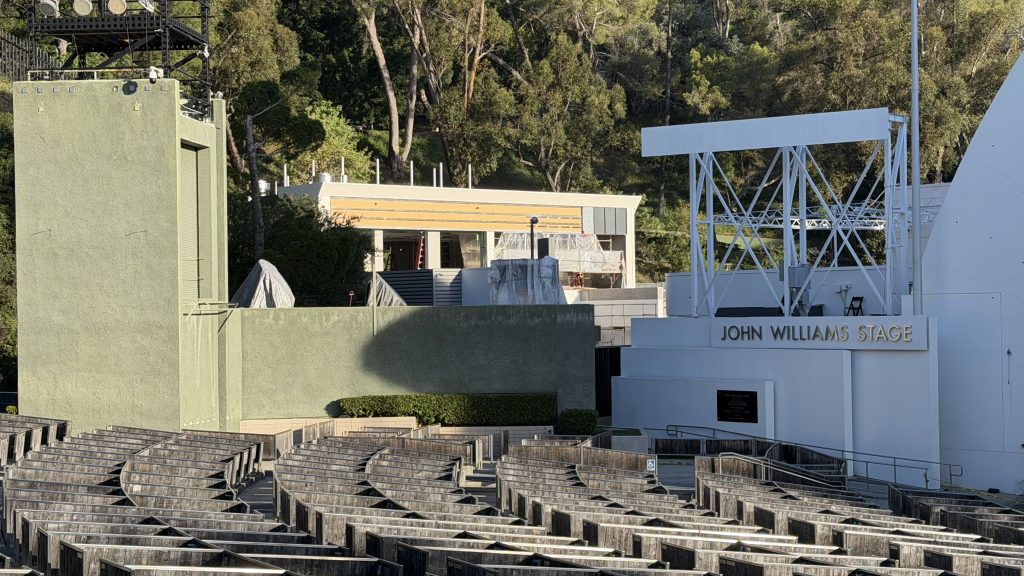 Hollywood Bowl Artist Pavilion Construction