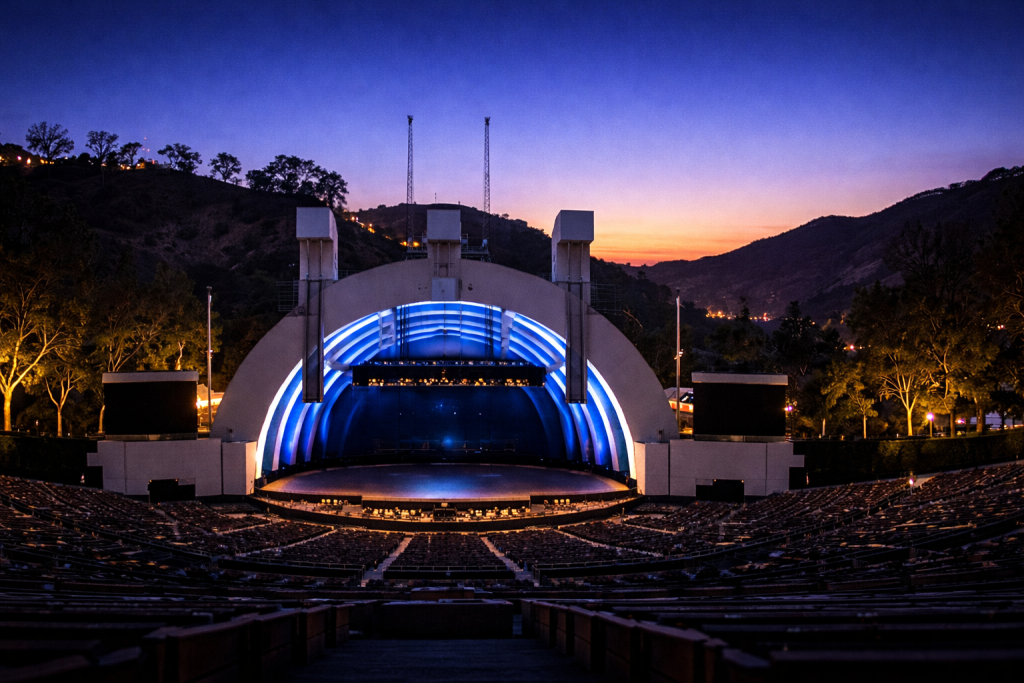 Hollywood Bowl Nighttime