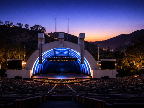Hollywood Bowl Nighttime