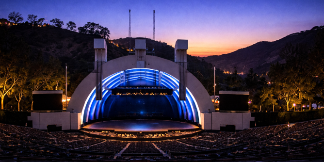 Hollywood Bowl Nighttime