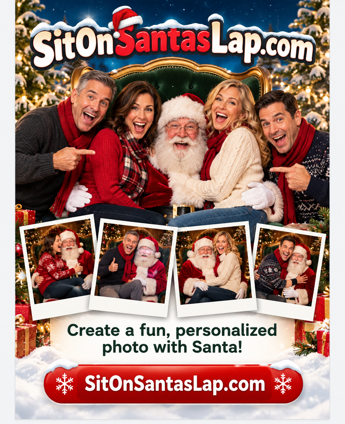 SitOnSantasLap.com - Create a personalized photo with Santa